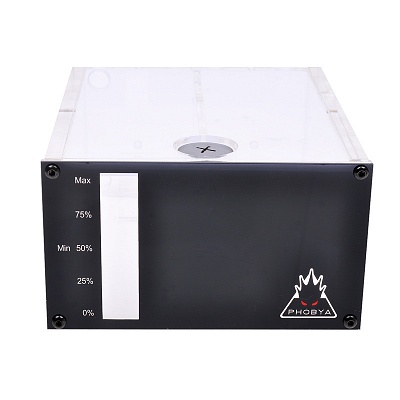 Phobya 5,25" Dual Bay Reservoir Black V.2