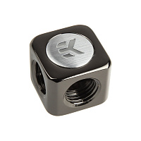 EK-AF T-Splitter 3F G1/4 - Black Nickel