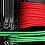 BitFenix 24-Pin ATX 30cm Green/Black