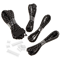 Phanteks Extension Cable Combo Pack S-Pattern - Black/Silver