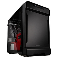 Phanteks Enthoo Evolv iTX Tempered Glass, RGB LED - Black/Red