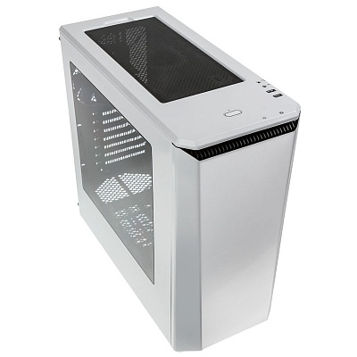Phanteks Eclipse P400 Mid Tower Case, Window - Glacier White