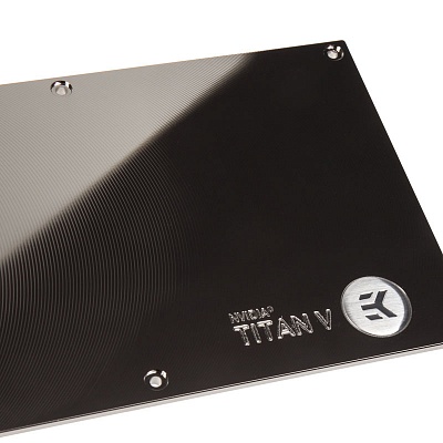 EK-FC Titan V Backplate - Nickel