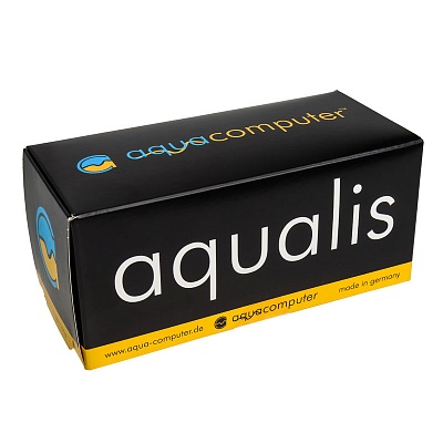 Aqua Computer aqualis base for pump adapters 450 ml with fountain effect and nano coating