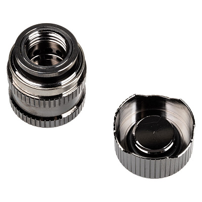 EK-Quantum Torque Drain Valve - Black Nickel