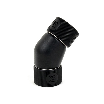 EK-AF Angled 45° 2F G1/4 - Black