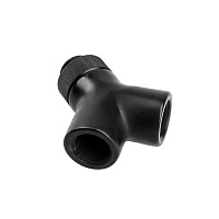EK-AF Y-Splitter Rotary 2F-1M G1/4 - Black