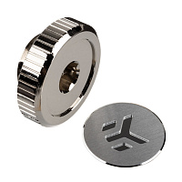 EK-Quantum Torque Plug w/Badge - Nickel