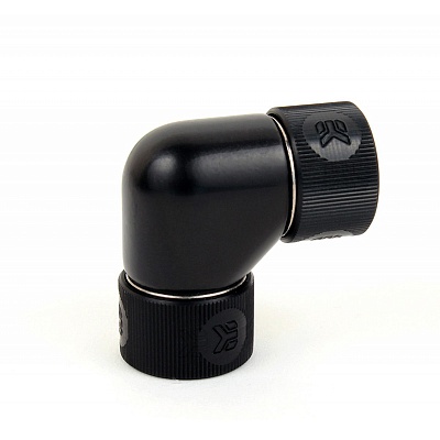 EK-AF Angled 90° 2F G1/4 - Black