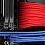 BitFenix 6-pin PCI-E 45cm Blue/Black