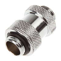 Bitspower Silver Shining Dual G1/4" Adjustable Aqua Link Pipe I (22-31MM)