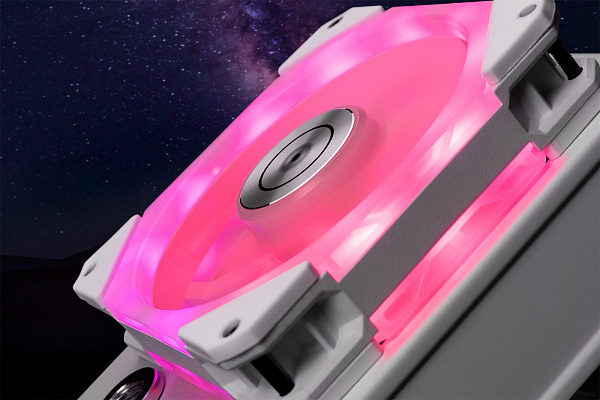 EK-Quantum Impulse 120 D-RGB - White (400-1800 rpm)