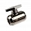 Bitspower Black Sparkle Mini Valve With Silver Shining Handle
