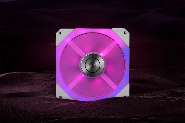 EK-Quantum Impulse 120 D-RGB - White (400-1800 rpm)