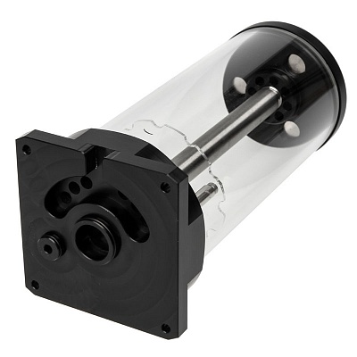 Aqua Computer aqualis base for pump adapters 450 ml with fountain effect and nano coating