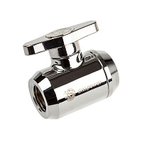 Bitspower Silver Shining Mini Valve With Silver Shining Handle