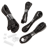 Phanteks Extension Cable Combo Pack X-Pattern - Black/Silver