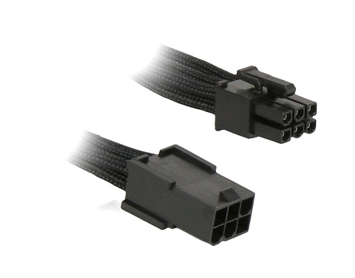 BitFenix 6-pin PCI-E 45cm Black/Black