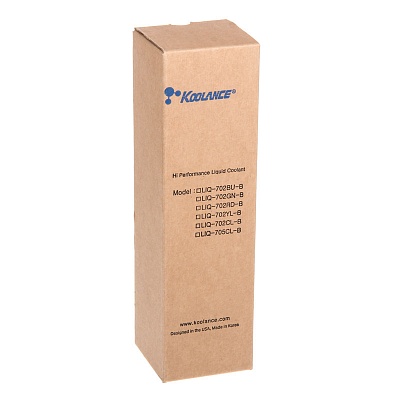Koolance LIQ-702 Liquid Coolant Bottle, High-Performance, 700mL (UV Blue)