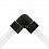 EK-AF Angled 90° 2F G1/4 - Black