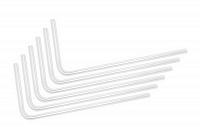 EK-Loop Hard Tube 14mm 0.8m Pre-Bent 90° - Acrylic (6pcs)