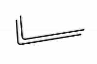 EK-Loop Metal Tube 12mm 0.8m Pre-Bent 90° - Black (2pcs)