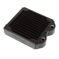 Coolgate Copper Radiator Single 120/35mm thick/2 rows fins 3x G1/4" Threads