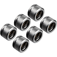 EK-Quantum Torque 6-Pack HDC 16 - Satin Titanium