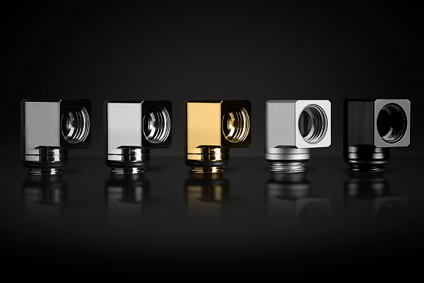 EK-Quantum Torque Micro Rotary 90° - Black