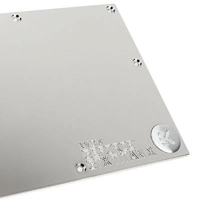 EK-FC Titan X Pascal Backplate - Nickel
