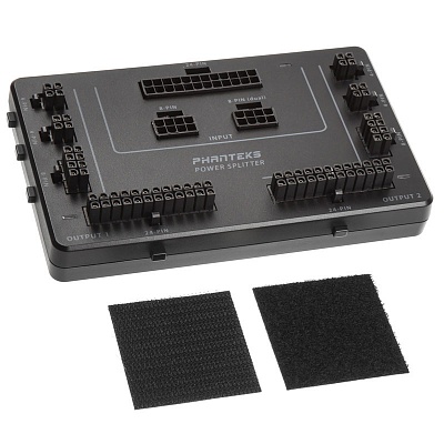 Phanteks Enthoo Mini XL, Dual System, Power splitter - Black