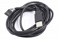 Aquacomputer USB cable A-plug to 5 pin female connector, length 200 cm