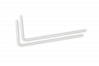 EK-Loop Metal Tube 12mm 0.8m Pre-Bent 90° - Satin Titanium (2pcs)
