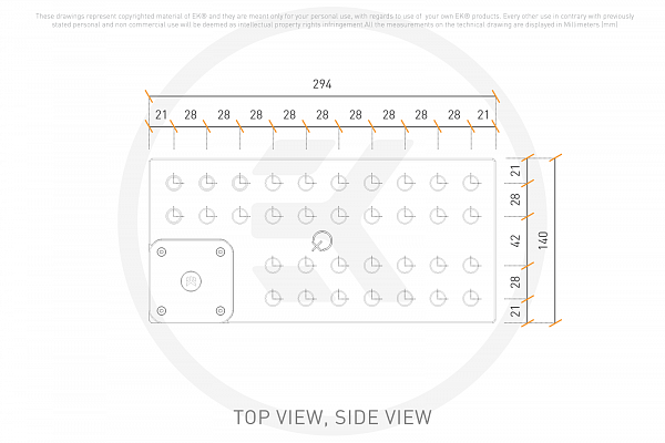 EK-QuantumX Loophole Distroplate D5 PWM - Silver