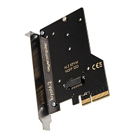 AuqaComputer kryoM.2 PCIe 3.0 x4 adapter for M.2 NGFF PCIe SSD, M-Key