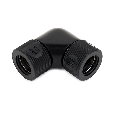 EK-AF Angled 90° 2F G1/4 - Black