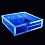 XSPC Single 5.25" Bay Reservoir UV Blue
