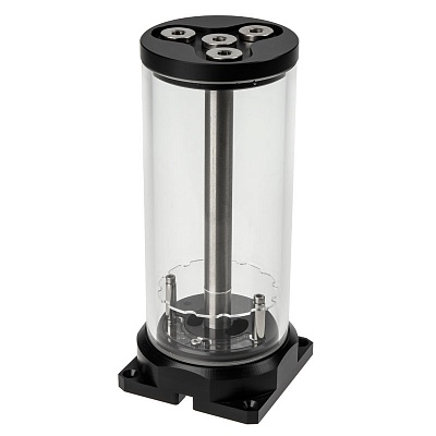 Aqua Computer aqualis base for pump adapters 450 ml with fountain effect and nano coating