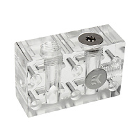 EK-FC Terminal DUAL Parallel 1-Slot - Plexi
