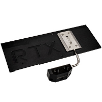 Aqua Computer backplate for kryographics NEXT RTX 2080 Ti / Titan RTX, active XCS