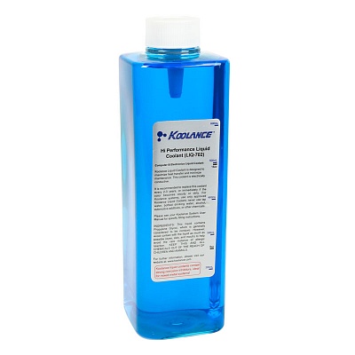 Koolance LIQ-702 Liquid Coolant Bottle, High-Performance, 700mL (UV Blue)