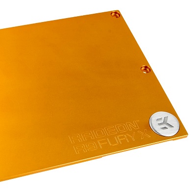EK-FC R9 Fury X Backplate - Gold
