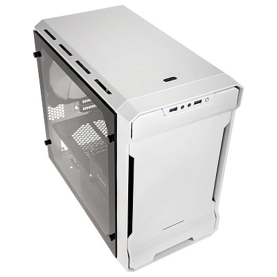 Phanteks Enthoo Evolv iTX Tempered Glass, RGB LED  - White