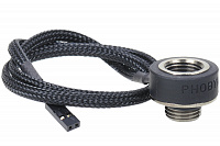 Phobya temperature sensor in / outer thread G1/4 - black nickel