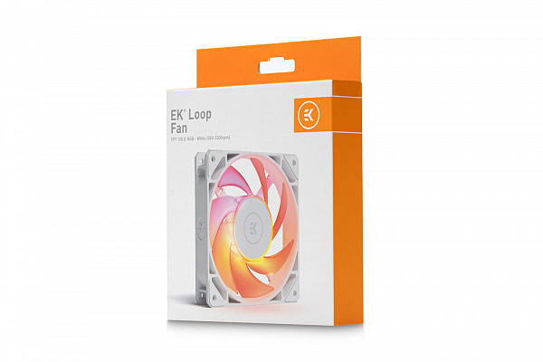 EK-Loop Fan FPT 120 D-RGB - White (550-2300rpm)