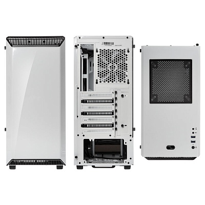 Phanteks Eclipse P300 Mid Tower Case, Tempered Glass - White