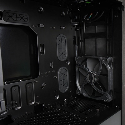 Phanteks Enthoo Evolv mATX Case, Tempered Glass - Galaxy Silver