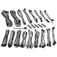 BitFenix Alchemy 2.0 PSU Cable Kit, CSR-Series - Black / White