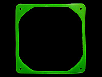 Lamptron Rubber Frame for 120mm, UV Green