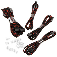 Phanteks Extension Cable Combo Pack S-Pattern - Black/Red